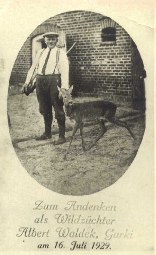 Albert Waldeck, 1929 in Garki