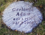Grastein von Gerlinde Adam (geb. Anders)