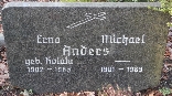 Grastein von Michael Anders und Erna Ander (geb. Kolata)
