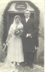 Hochzeit Alfons Wagner und Gertrud Pietschmann 1937 in Heinrichswalde
